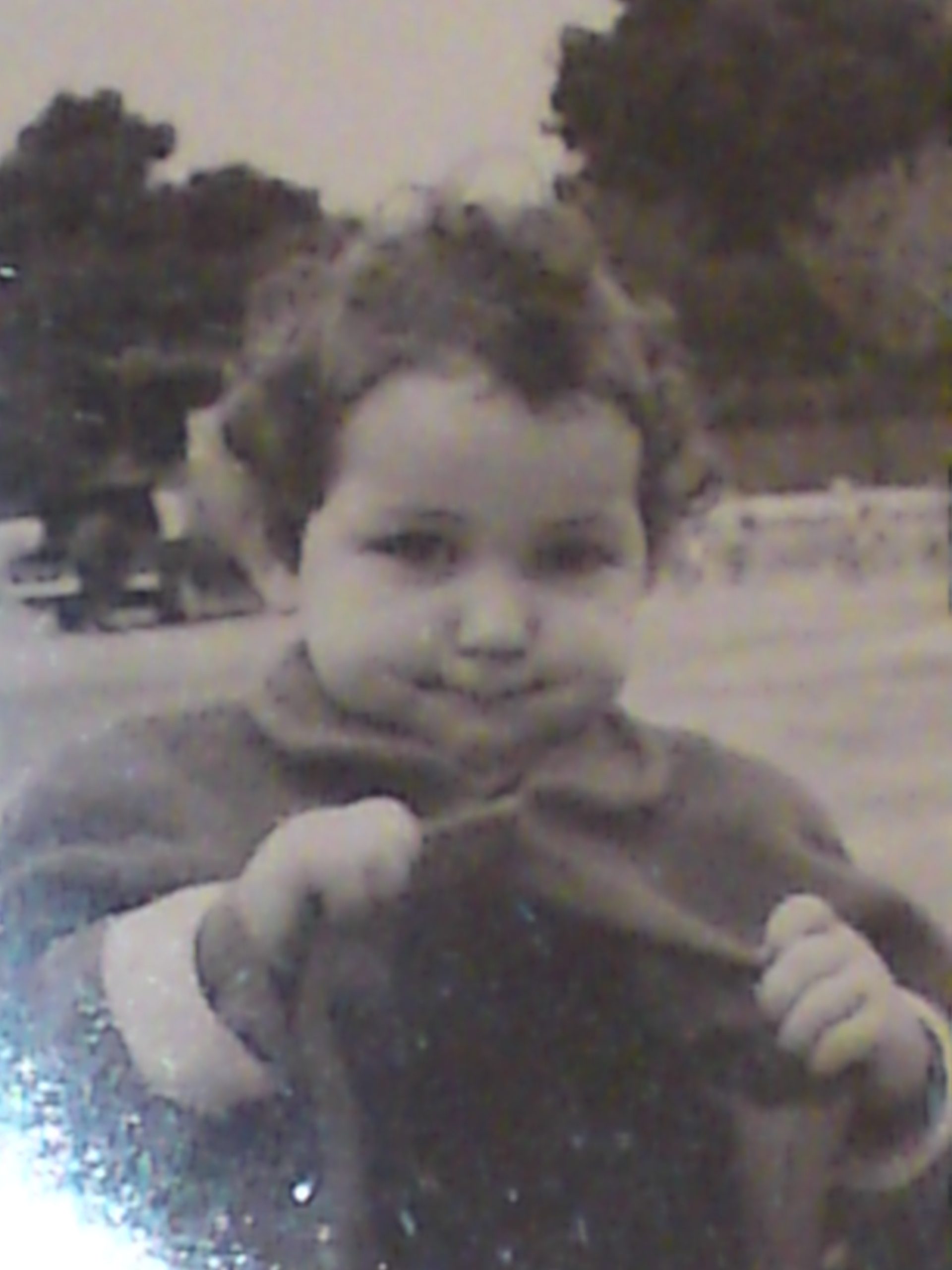 Maria Cyber when she was 3 yrs old